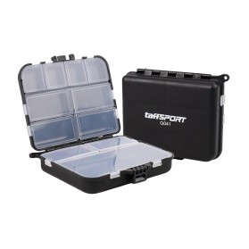 TaffSPORT Box Kotak Perkakas Kail Pancing Waterproof Case - Q041 - Black