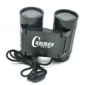 Camman Teropong Mainan Binoculars Anak Outdoor Telescope 2.5x26 - WG80330 - Black
