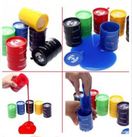 Barrel Slime 1 PCS (RANDOM COLOR) - Multi-Color - 3