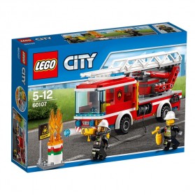 Lego City Fire Ladder Truck - 60107 - 1