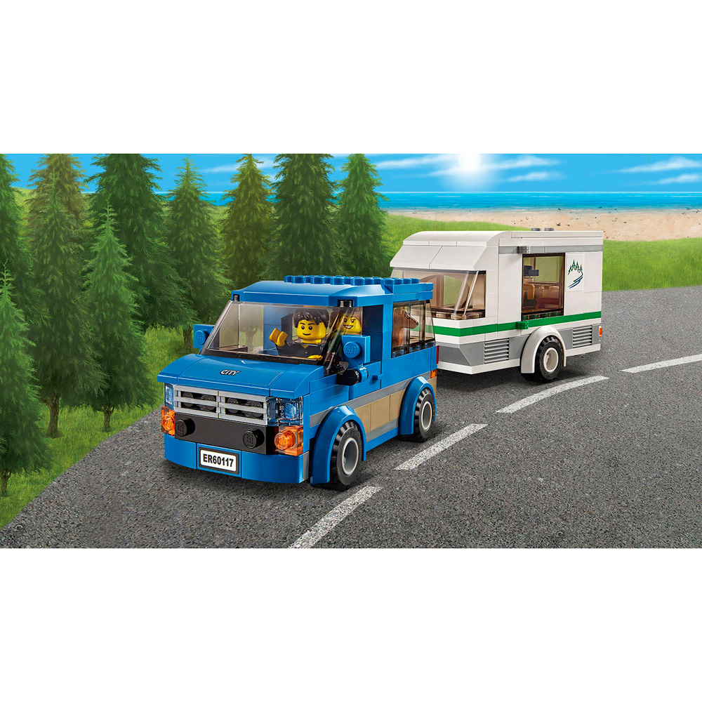 Lego City Great Vehicles Van Caravan 60117 JakartaNotebookcom