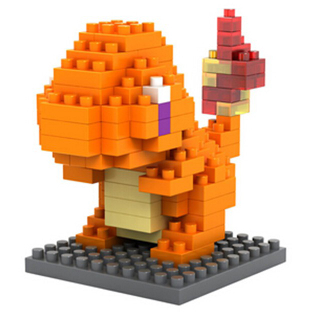 Pokemon Nano Block Charmender - Multi-Color