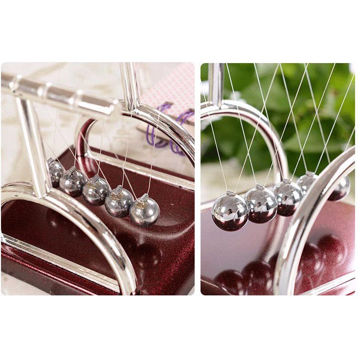  Pajangan  Meja  Pendulum Newton Model  T Size S Brown 