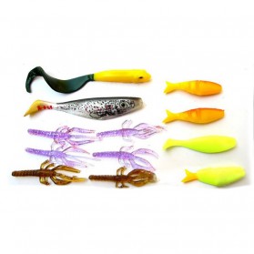 LIXADA Umpan Pancing Ikan Set Fishing Bait Kit-33 100 PCS - DWS230 - Multi-Color - 3