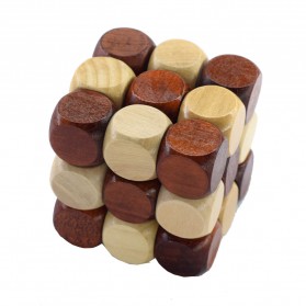 3D Wood Puzzle Model Magic Cube - 2