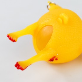 Squishy Anti Stress Model Ayam Bertelur Turkey Egg - XYL011 - Yellow - 4