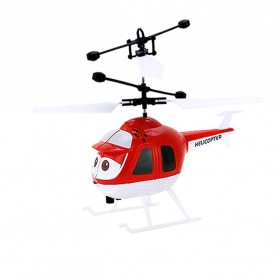 Mainan Helikopter Anak - Anak dengan Kontrol Sensor - HFD813A - Red