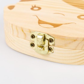 Kotak Tempat Gigi Susu Bayi Baby Teeth Wood Box Model Bayi Perempuan - 5