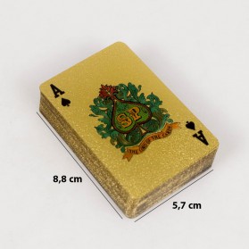 Jialong Kartu Remi Poker Gold Foil - T-8888 - Golden - 7