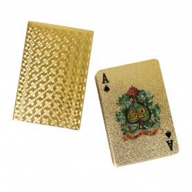 Jialong Kartu Remi Poker Gold Foil - T-8888 - Golden - 1