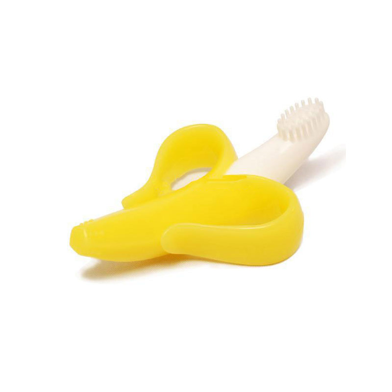 Mainan Gigitan Bayi Toothbrush Baby Teether - Yellow 