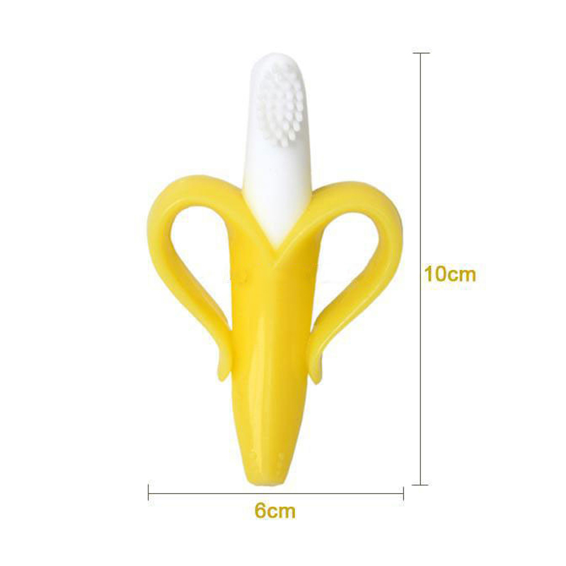 Mainan Gigitan Bayi Toothbrush Baby Teether - Yellow 