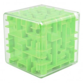 UainCube 3D Maze Labyrinth Speed Puzzle Cube - 6173 - Green