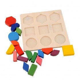 Diikamiiok Mainan Balok Puzzle 3D Geometry Anak - TOY01 - 2