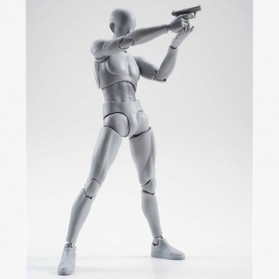 SHFiguart Body Kun DX Set Mannequin Action Figure Male Model (Replika 1:1) - Black - 3