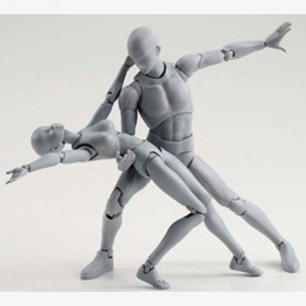 SHFiguart Body Kun DX Set Mannequin Action Figure Male Model (Replika 1:1) - Black - 4