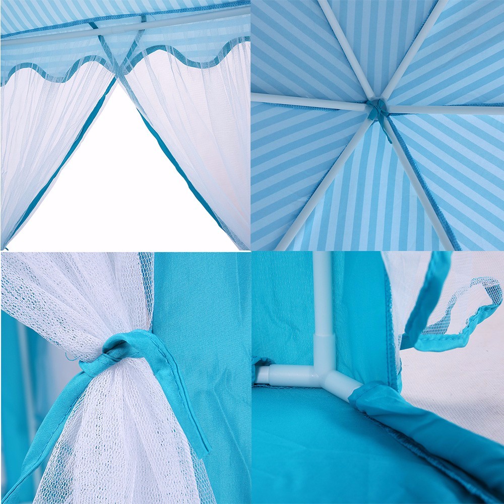 Tenda Bermain Anak Model Istana Kids Portable Tent - Blue