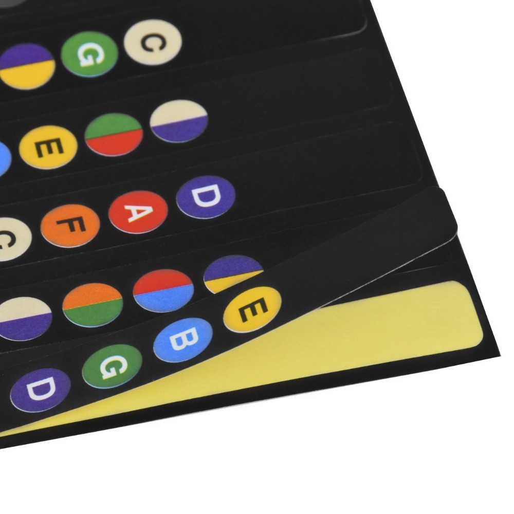 Stiker Penanda Fret Gitar Fretboard Guitar Label - Black 