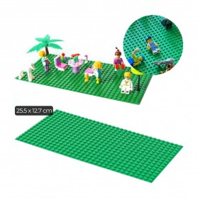 Alas Papan LEGO Baseplate Brick 16 x 32 Dots - 8801 - Green