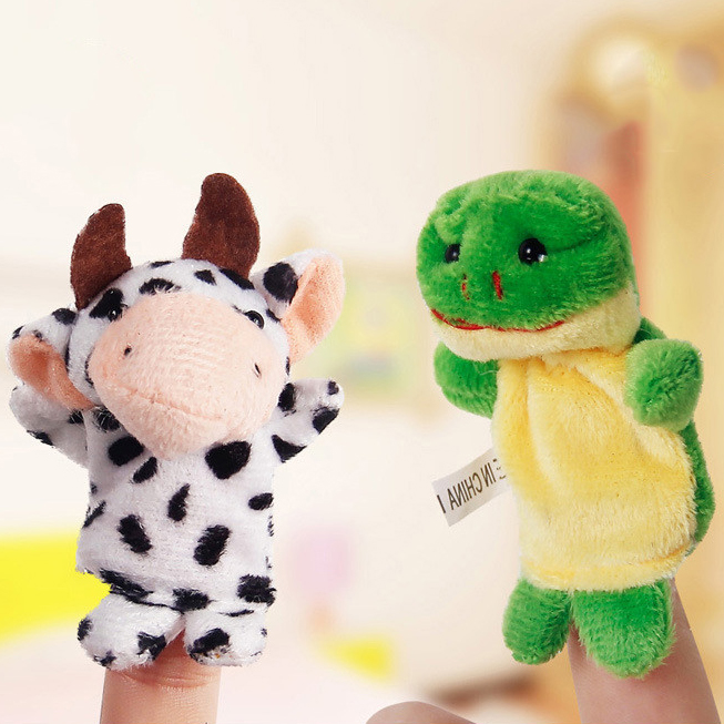 Boneka Jari Seri Hewan Lucu - 10 PCS - Mix Color ...