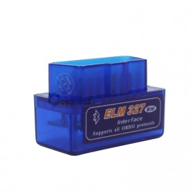 Super MINI Bluetooth OBD2 V2.1 Automotive Test Tool - ELM327 - Blue - 4