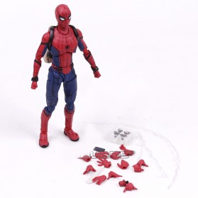 SHFiguart Spiderman Action Figure - Red/Blue - 6