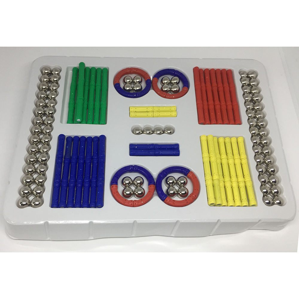  Mainan  Edukasi  Kreasi Bangunan Magnetik 188 PCS Mix 