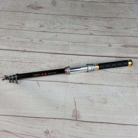 Yong Yi Joran Pancing Antena Portable Carbon Fiber Mini Pocket Fishing Rod 1.8 M - DK3000 - Black - 3