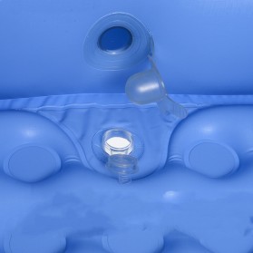 Intime Spa Bathtub Portable 160 x 84 x 64 cm dengan Pompa - YT-038B - Blue - 2