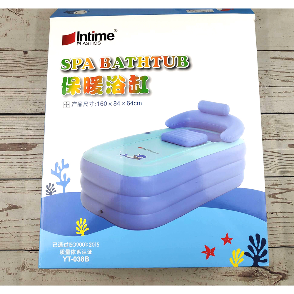 Gambar produk Intime Spa Bathtub Portable 160 x 84 x 64 cm dengan Pompa - YT-038B