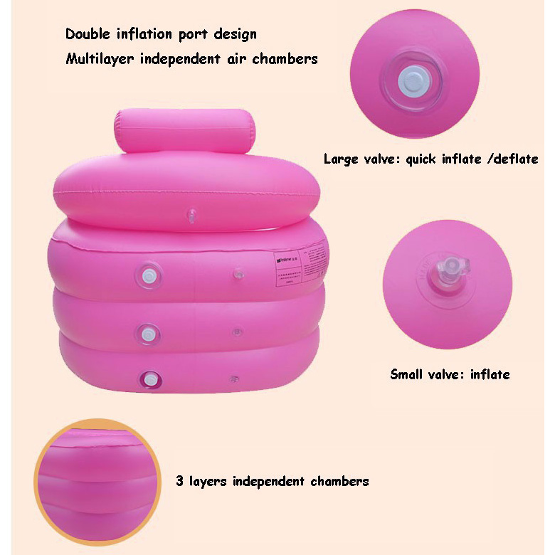 Gambar produk Intime Spa Bathtub Portable 160 x 84 x 64 cm dengan Pompa - YT-038B