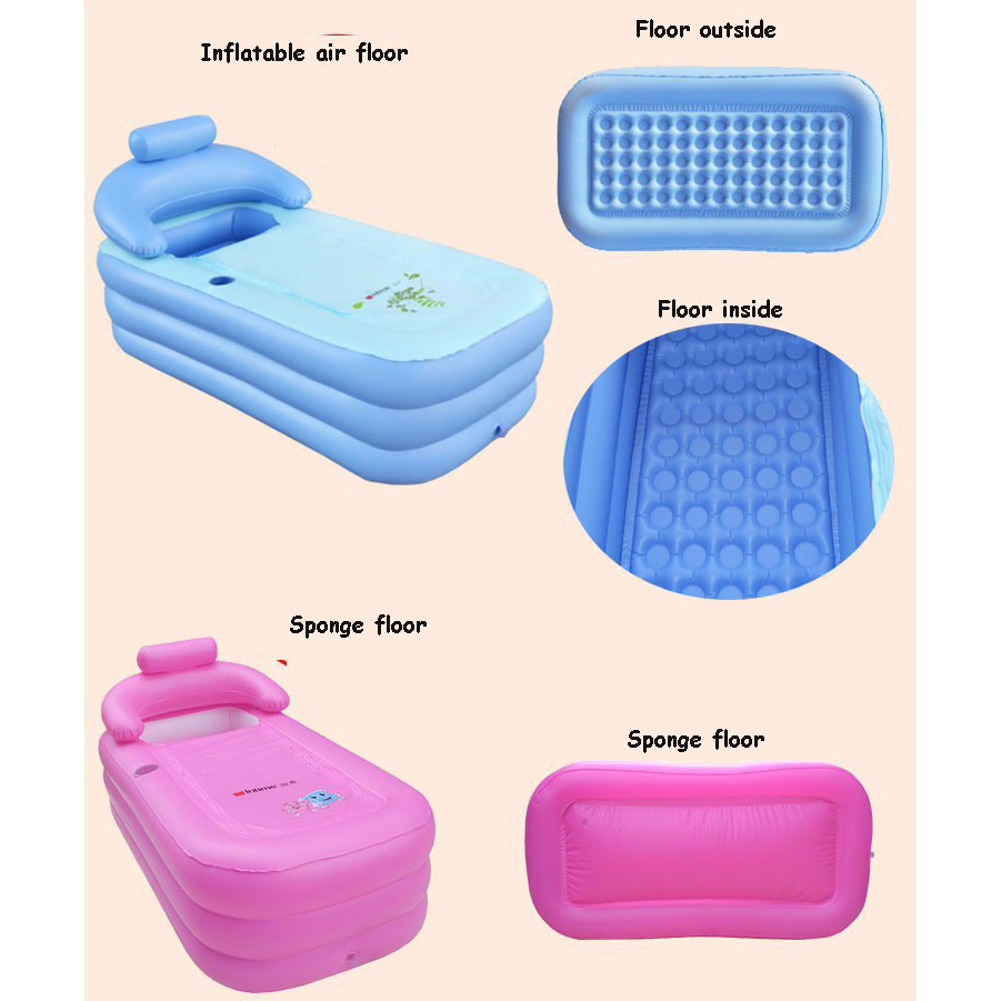 Gambar produk Intime Spa Bathtub Portable 160 x 84 x 64 cm dengan Pompa - YT-038B