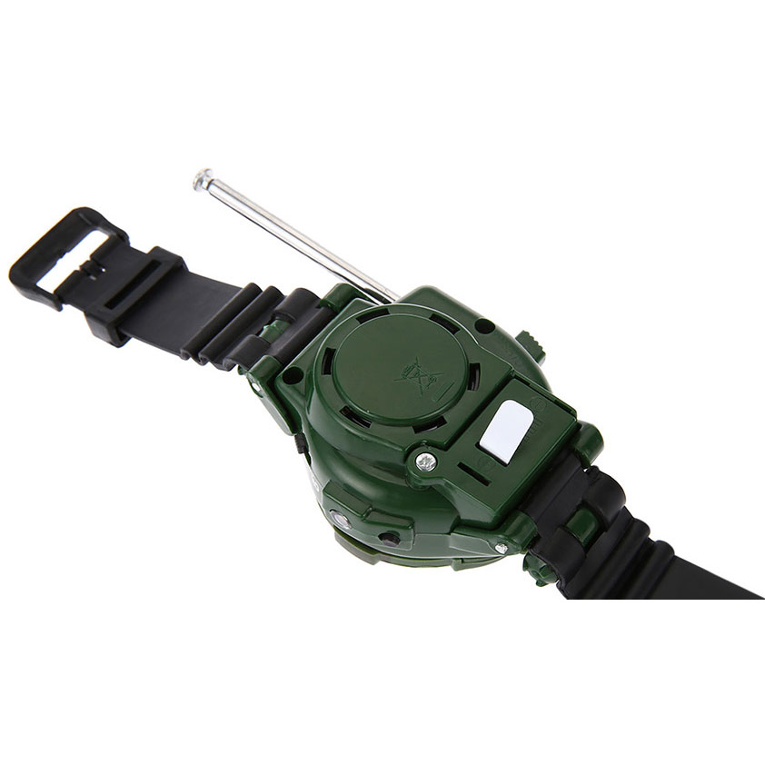 Mainan Walkie Talkie Anak Model Jam Tangan 2Pcs - Green 