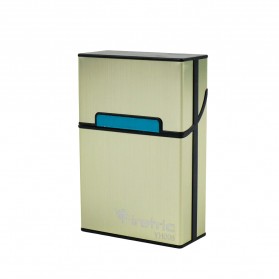 Firetric Kotak Bungkus Rokok Elegan Aluminium Cigarette Case - YH006 - Golden