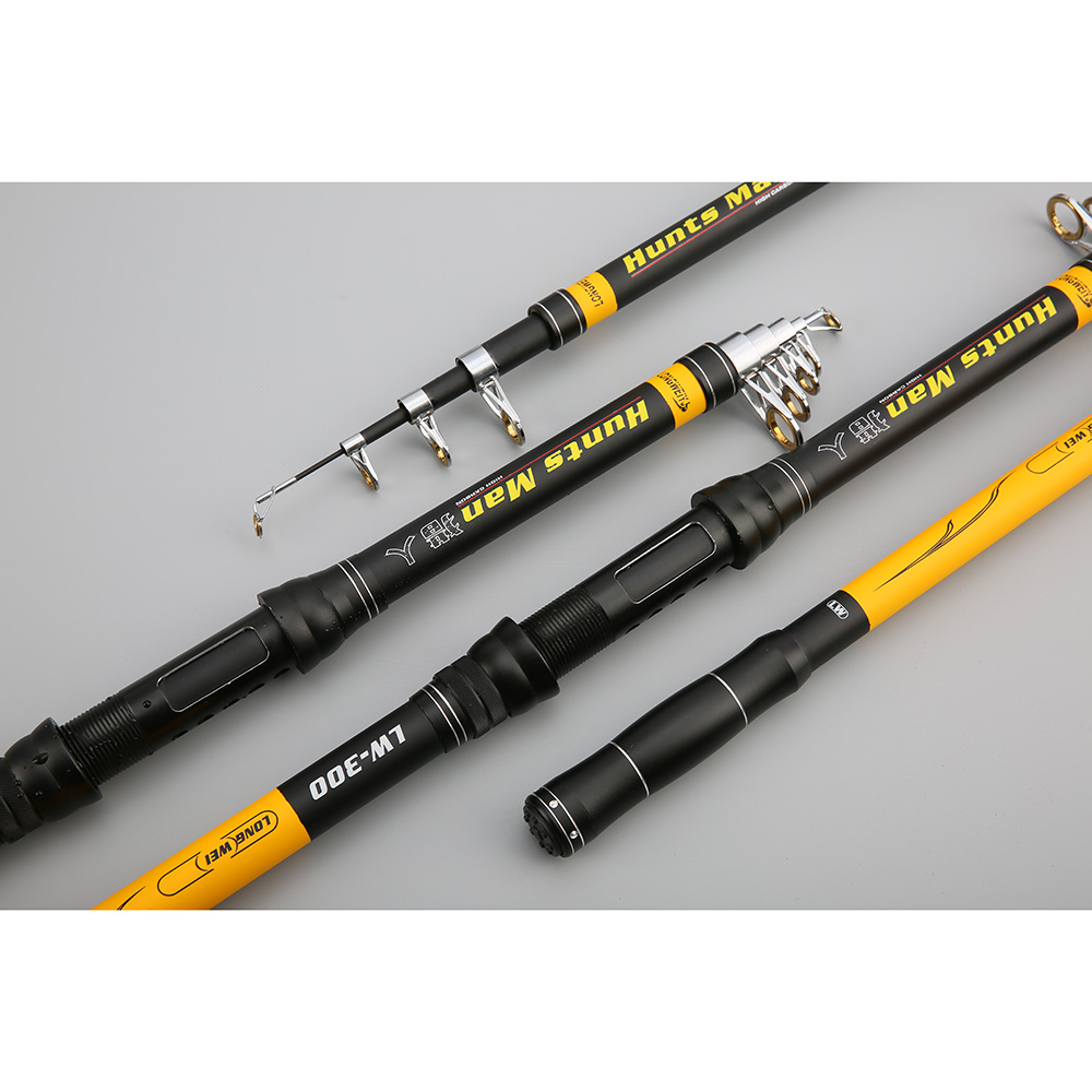 Hunts Man Joran Pancing Carbon Fiber Telescopic 2.4M