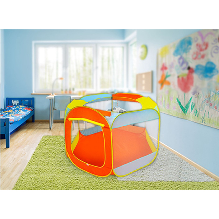 Kolam Bermain Mandi Bola Anak Foldable Pool Pit - Orange ...