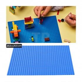 KAZI Base Plate LEGO Building Blocks 25.5 x 25.5 cm - HQB1143 - Blue