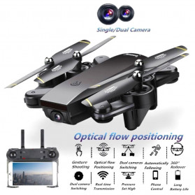 IDM DA MING Quadcopter Drone Selfie WiFi Dual Camera 2MP with Remote - DM107S - Black