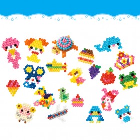 Yuanlebao Mainan Manik-Manik DIY Magic Mold Beads Puzzle 6000PCS - B24 - Multi-Color - 3
