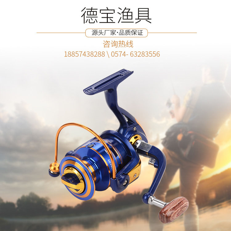 Gambar produk Fanshun Gulungan Pancing FH5000 Metal Fishing Spinning Reel 10 Ball Bearing