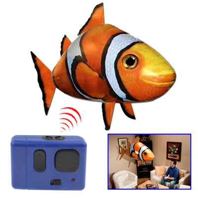 Air Swimmers Remote Control Flying Clownfish - Orange 