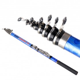 JOSBY Joran Pancing Portable Telescopic Fishing Rod 3 m - G7 - Blue