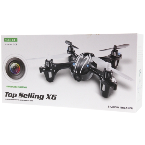 Top Selling X6 2.4GHz Quadcopter Drone with Lights & Camera Black - JakartaNotebook.com