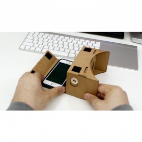 Cardboard Virtual Reality for Smartphone - Silver Magnet - 2