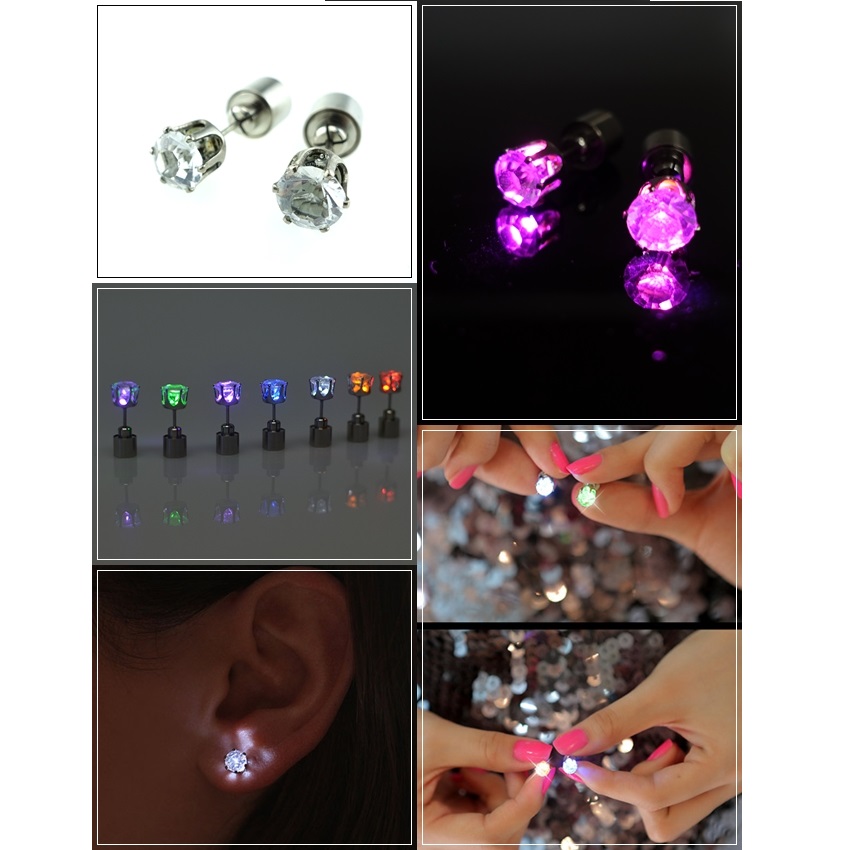 light up led earring multi color jakartanotebook light up led earring multi color jakartanotebook
