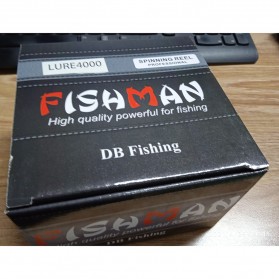 Debao Fishman LURE 4000 Spinning Reel Pancing 5.2:1 12+1 Ball Bearing - Black - 11