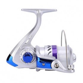 Joran dan Reel Pancing - YUMOSHI FF5000 Reel Pancing Spinning 13 Ball Bearing 5.2:1 - Silver