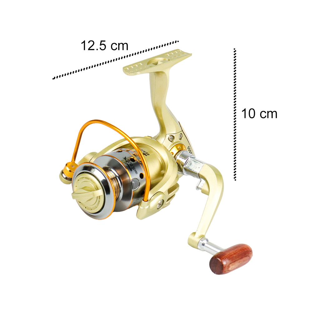 Gambar produk DARCY JX2000 Reel Pancing Spinning 12 Ball Bearing 5.5:1