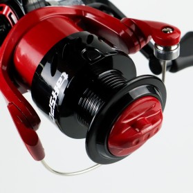 TaffSPORT FD5000 Reel Pancing Spinning 8 Ball Bearing Gear Ratio 5.2:1 - Red/Black - 3