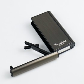 Firetric Focus Kotak Bungkus Rokok Fashion Aluminium Cigarette Case - JD-YH006 - Black - 4